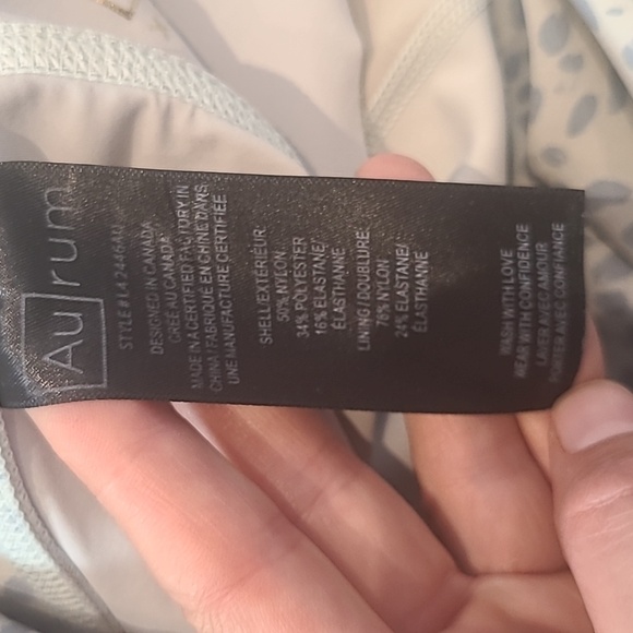 Aurum Activewear Set - blue grey leopard - Picture 6 of 10